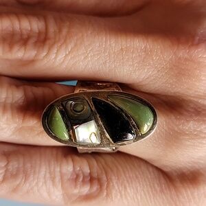 Vintage Jay King Desert Rose Trading Southwestern Sterling Silver Ring